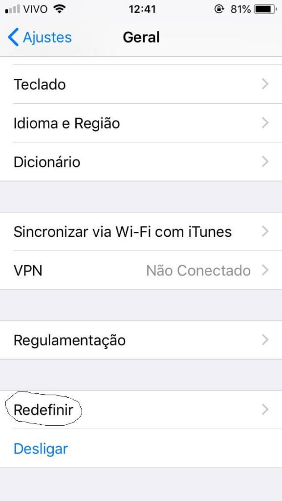 iphone zerado