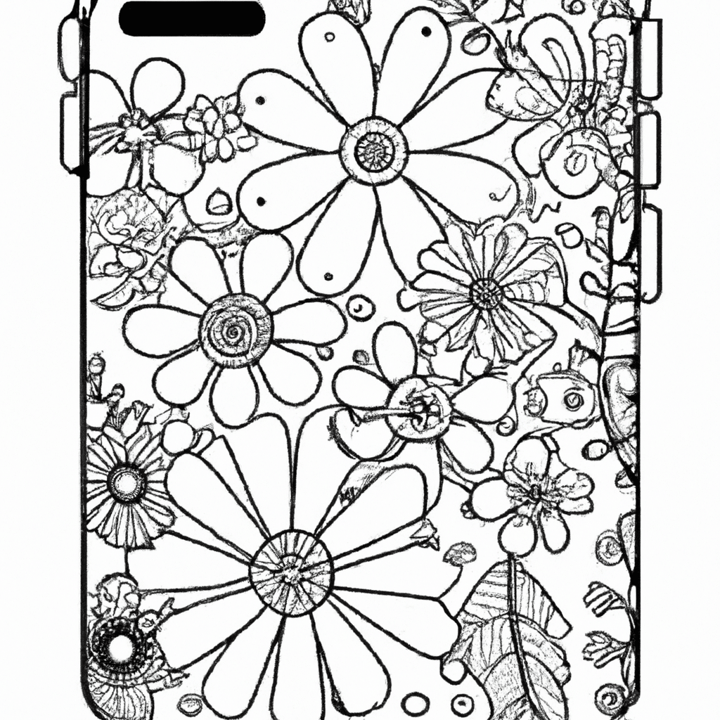 desenhos para colorir de celular iphone