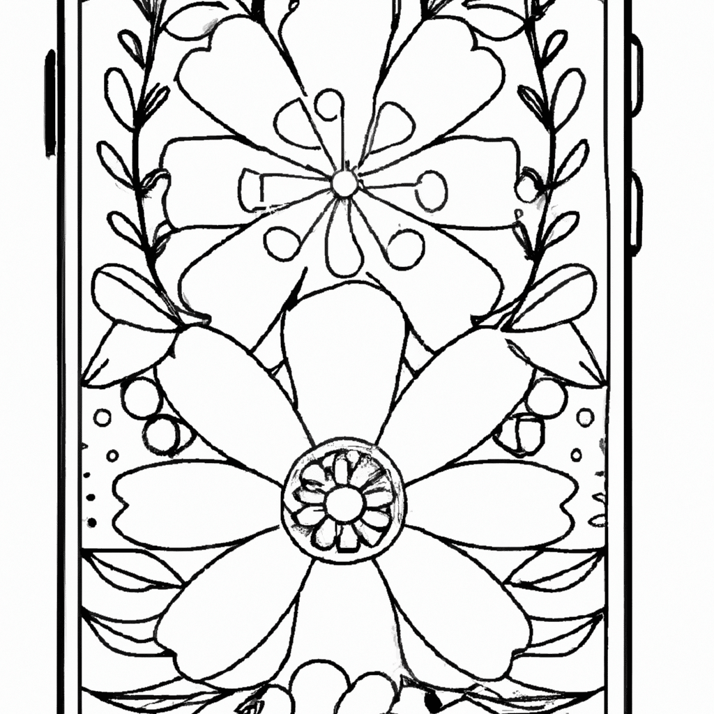 desenhos para colorir de iphone