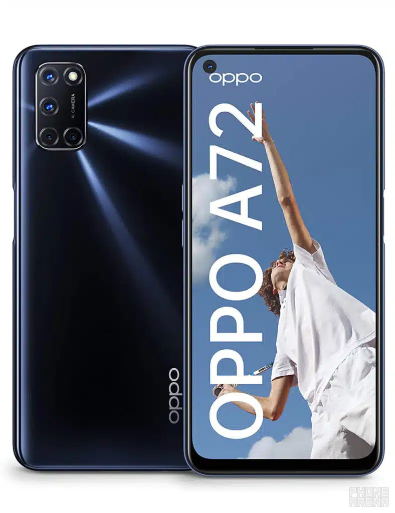 Oppo A 72/Imagem-crédito: phonearena